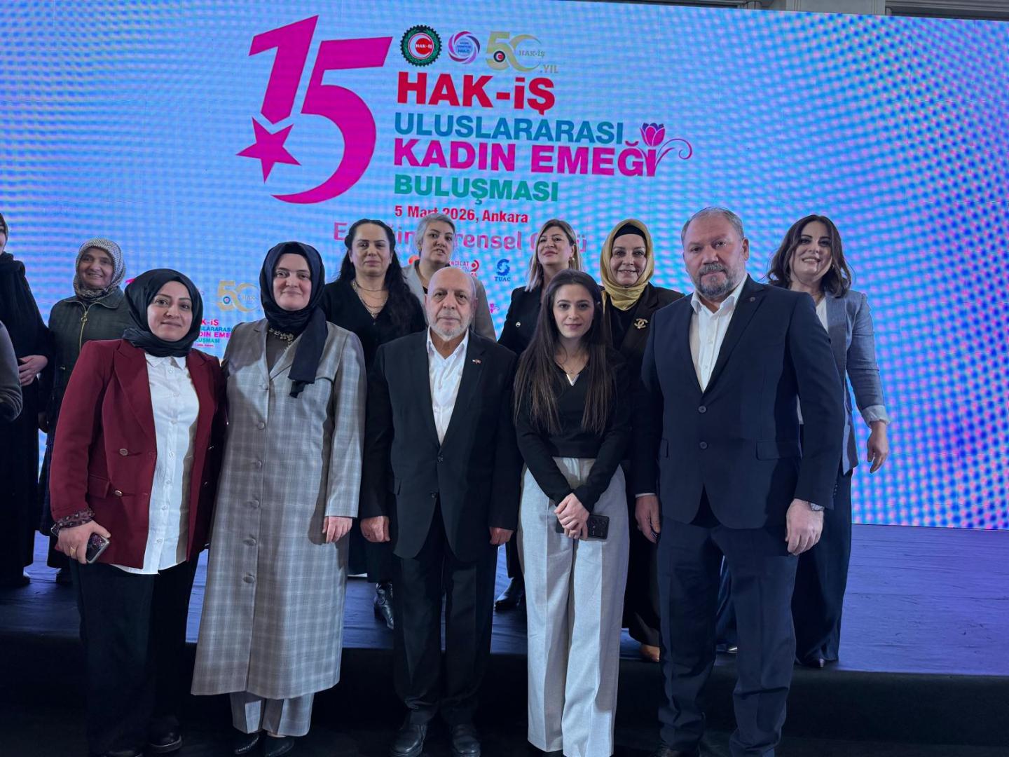 HAK-İŞ 15. ULUSLARARASI KADIN EMEĞİ BULUŞMASI GERÇEKLEŞTİRİLDİ