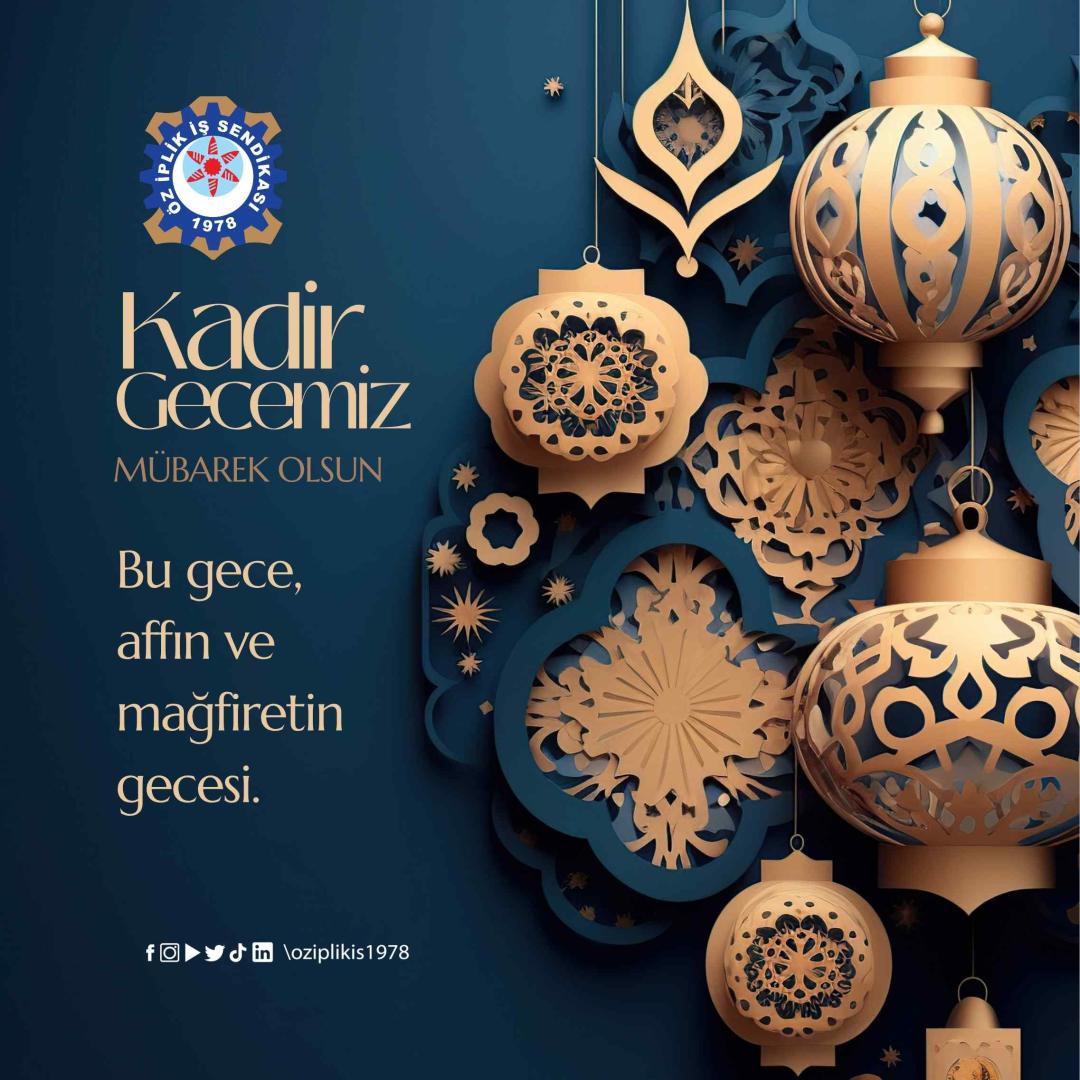 KADİR GECEMİZ MİBAREK OLSUN