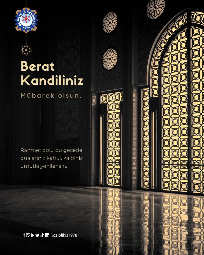 BERAT KANDİLİMİZ MÜBAREK OLSUN