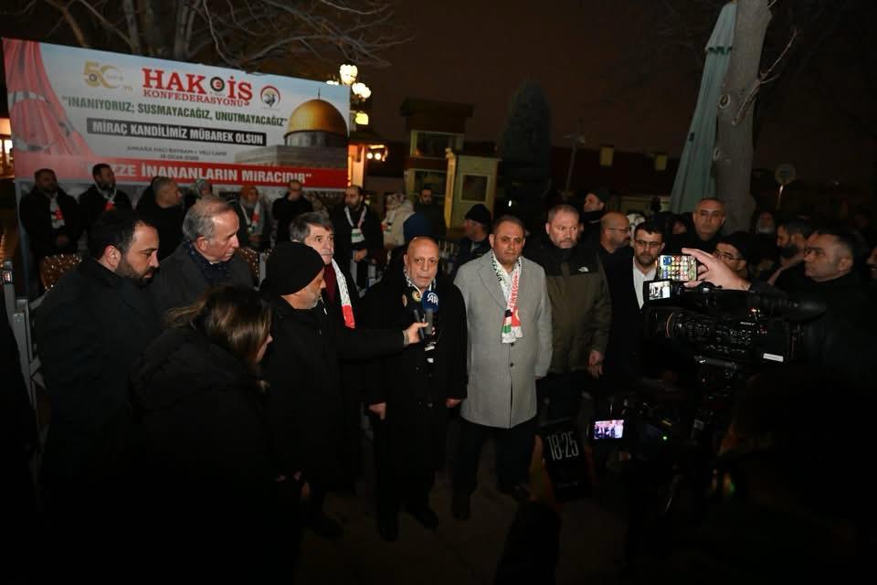 ULUTÜRK MİRAÇ KANDİLİ VESİLESİYLE DÜZENLENEN PROGRAMA KATILDI