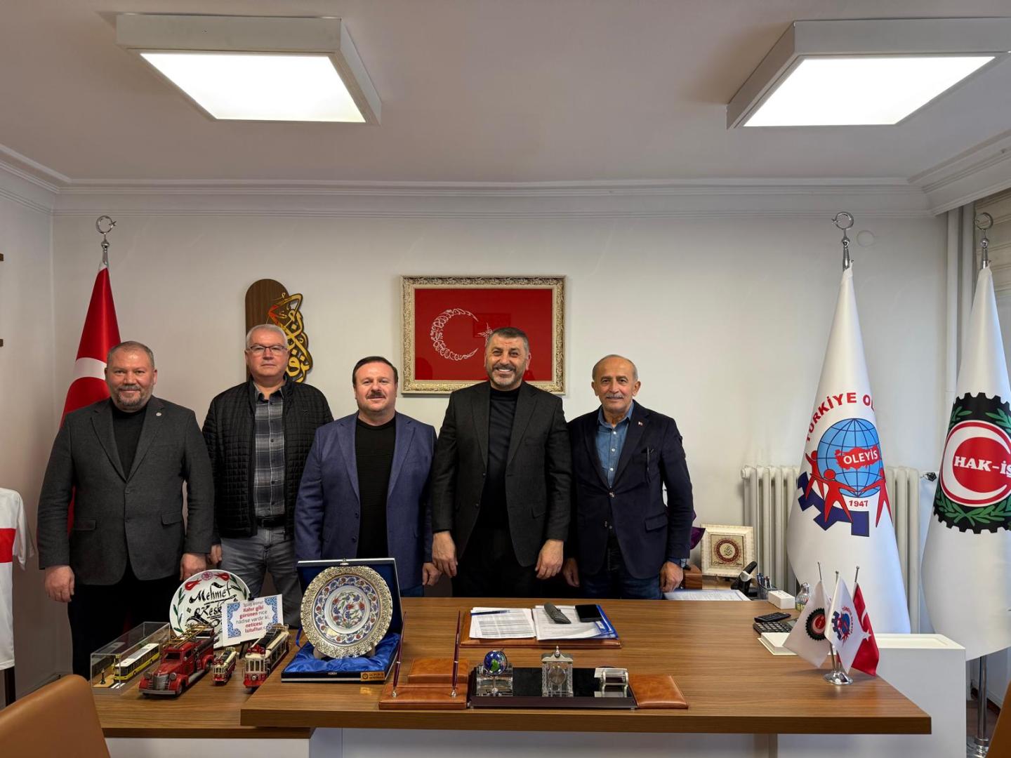 OLEYİS SENDİKASINA HAYIRLI OLSUN ZİYARETİ