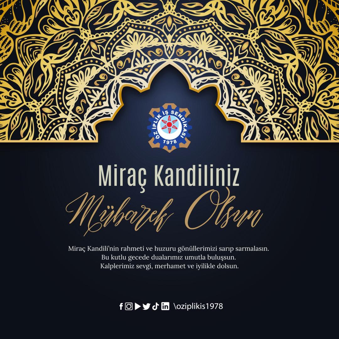 MİRAÇ KANDİLİNİZ MÜBAREK OLSUN