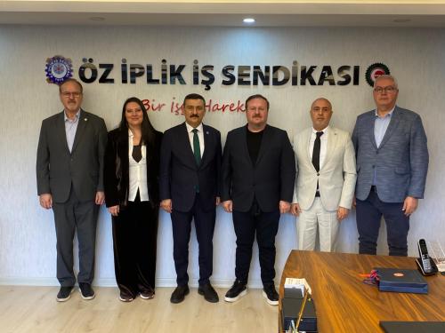 İYİ PARTİ GENEL BAŞKAN YARDIMCISI VE BURSA MİLLETVEKİLİ TÜRKOĞLU’NDAN SENDİKAMIZA ZİYARET
